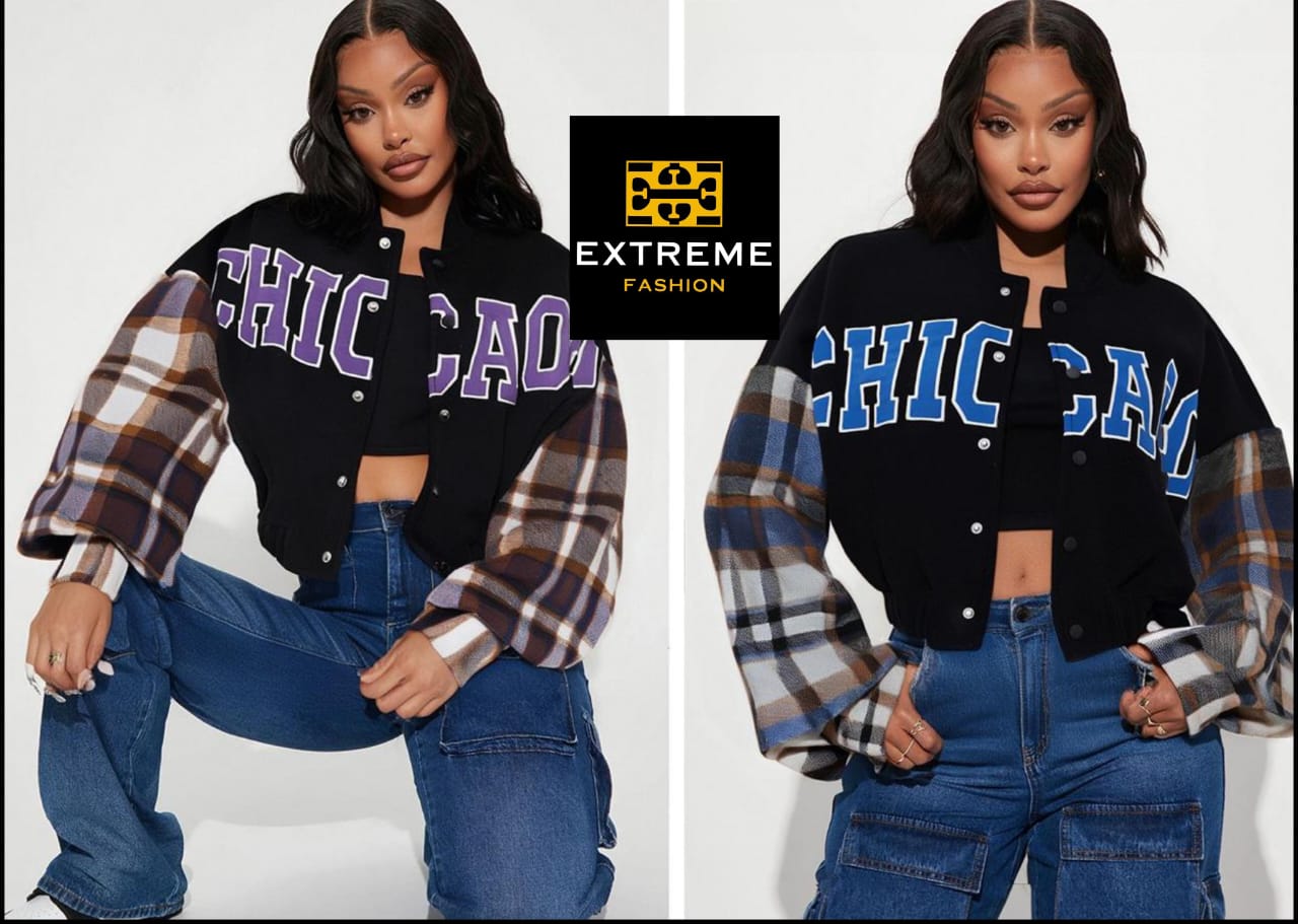 chicago crop jackets