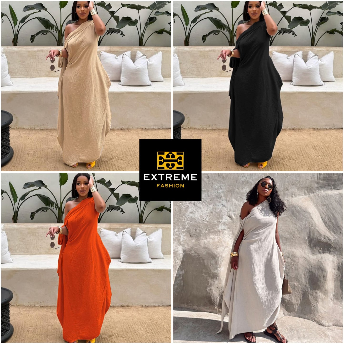 off shoulder elegent dress