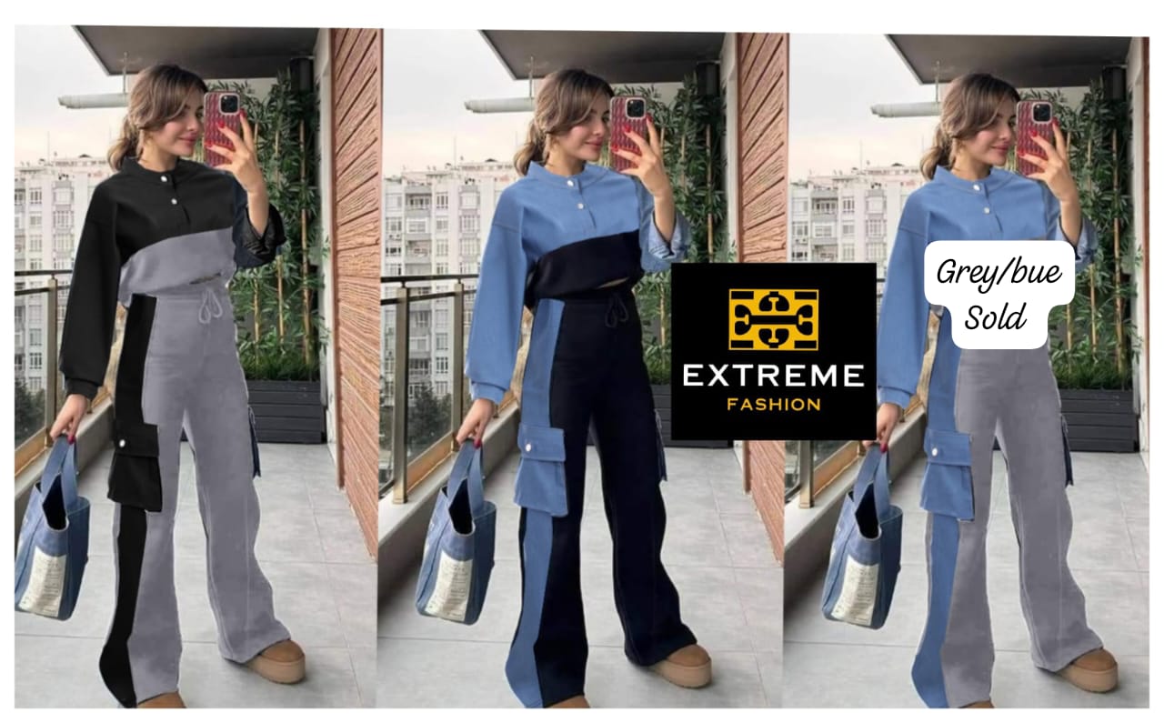 cargo denimn print 2pc set