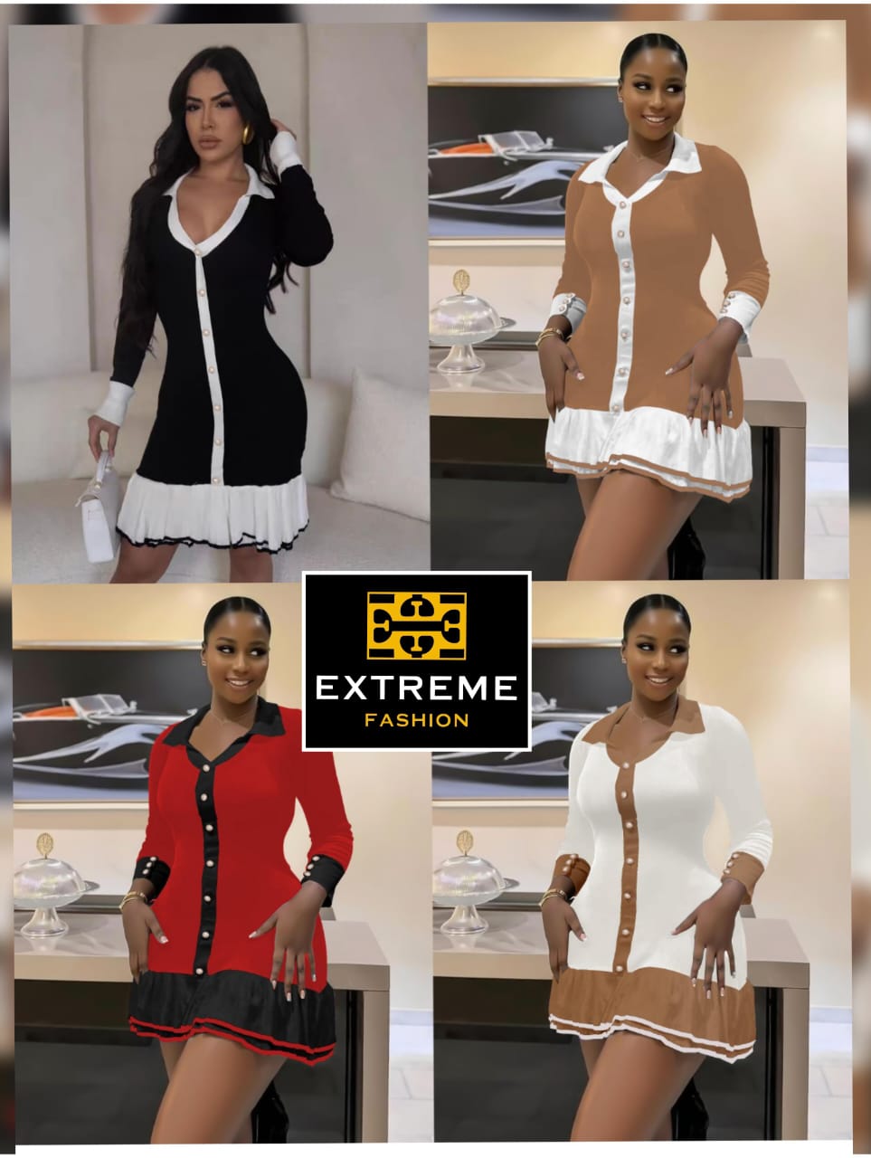 long sleeve knitte mini dress