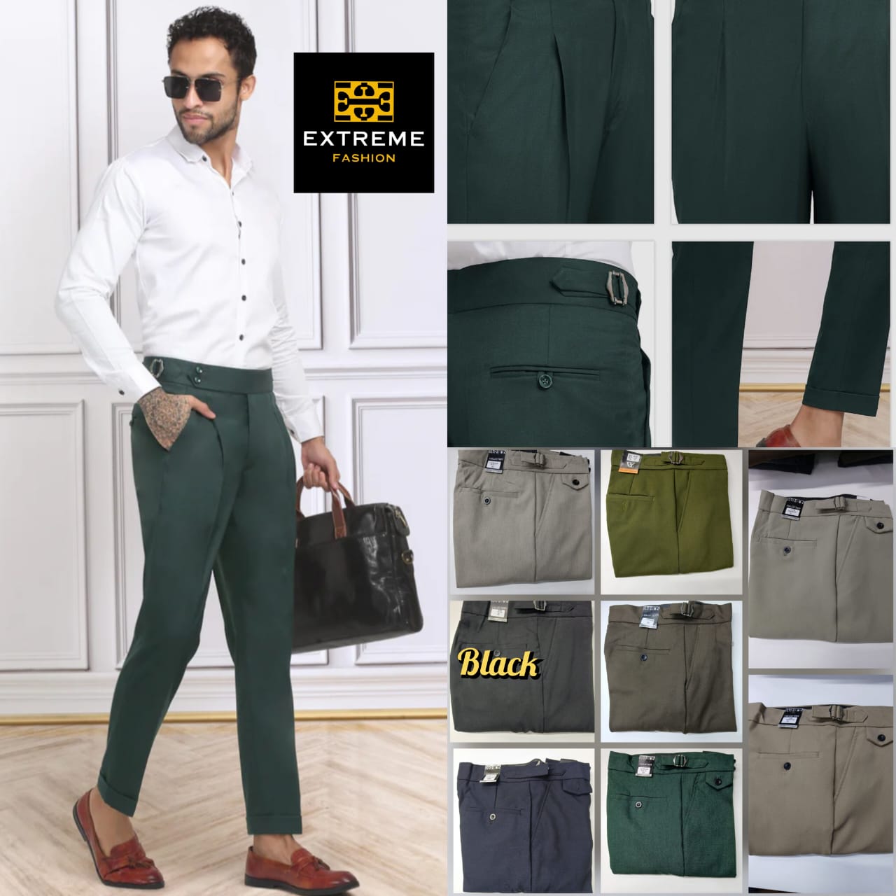 men's slim fit formal pants