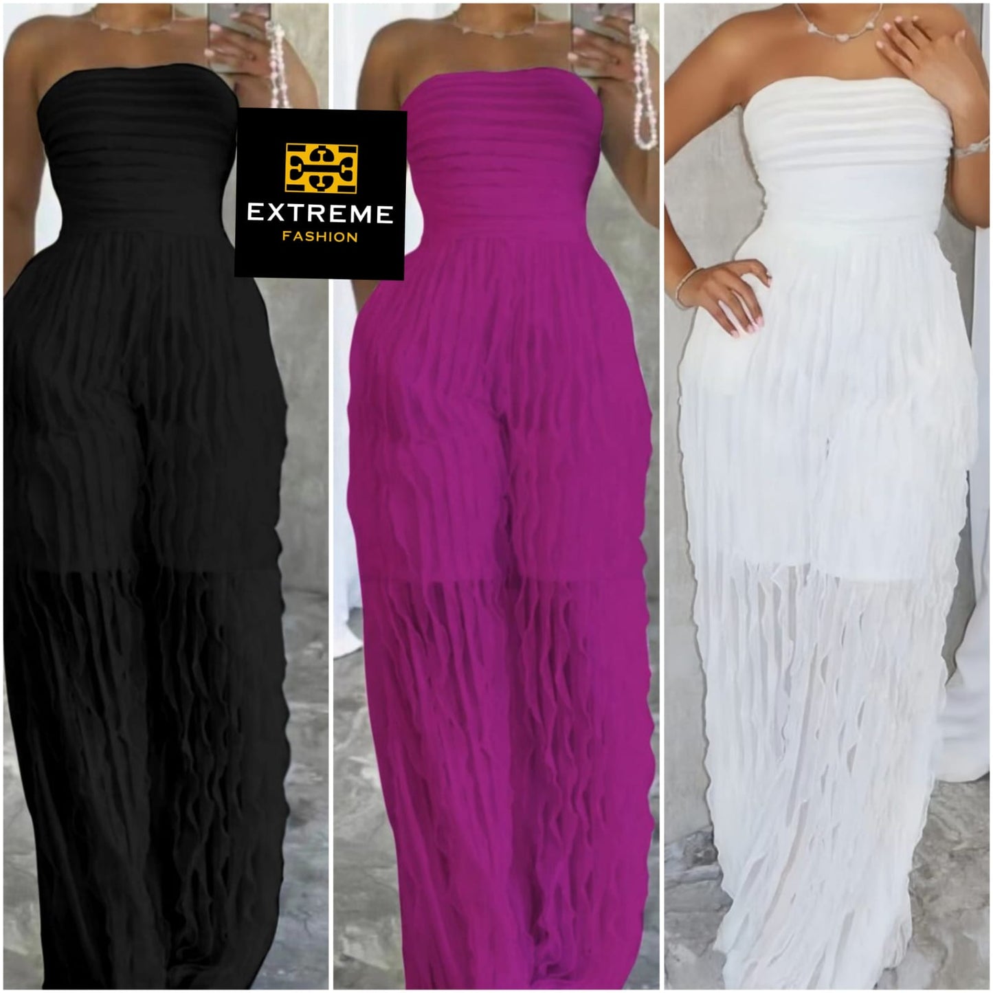 off shoulder stretch jumpsuit