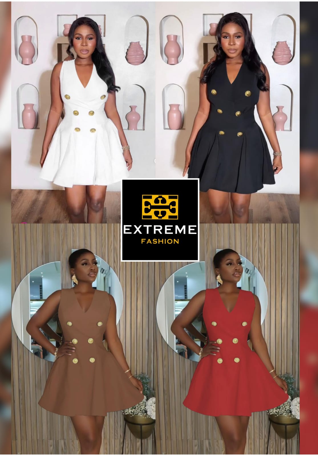 double breast mini blazer dress