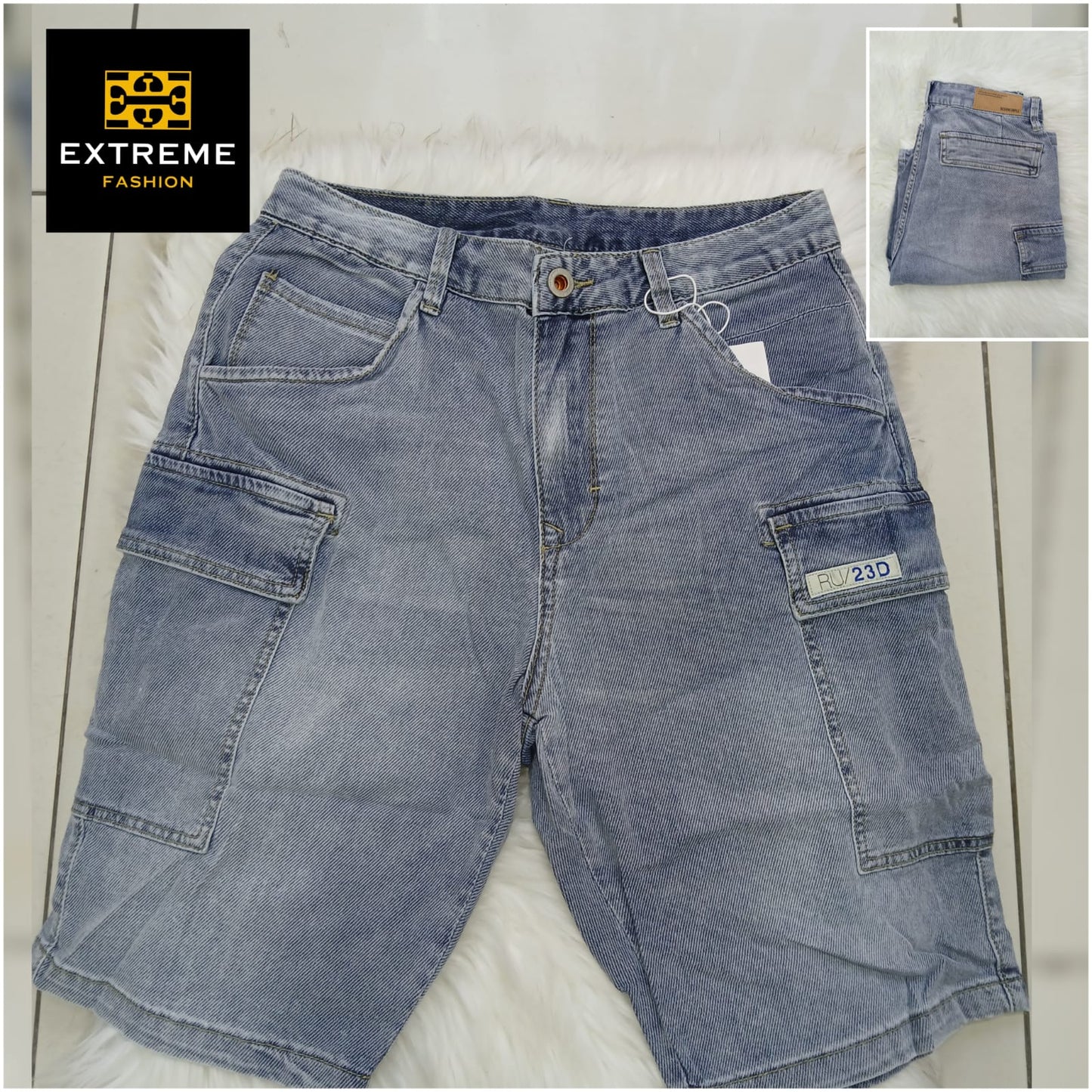 men's denim short