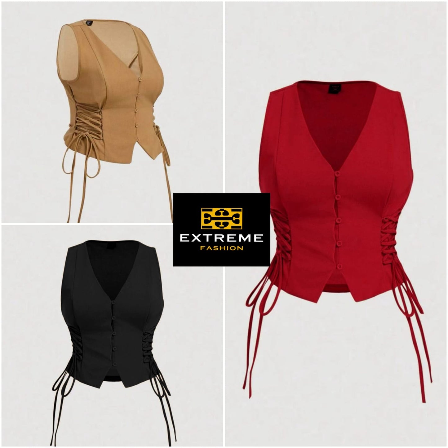 sleeveless draw strings wescot