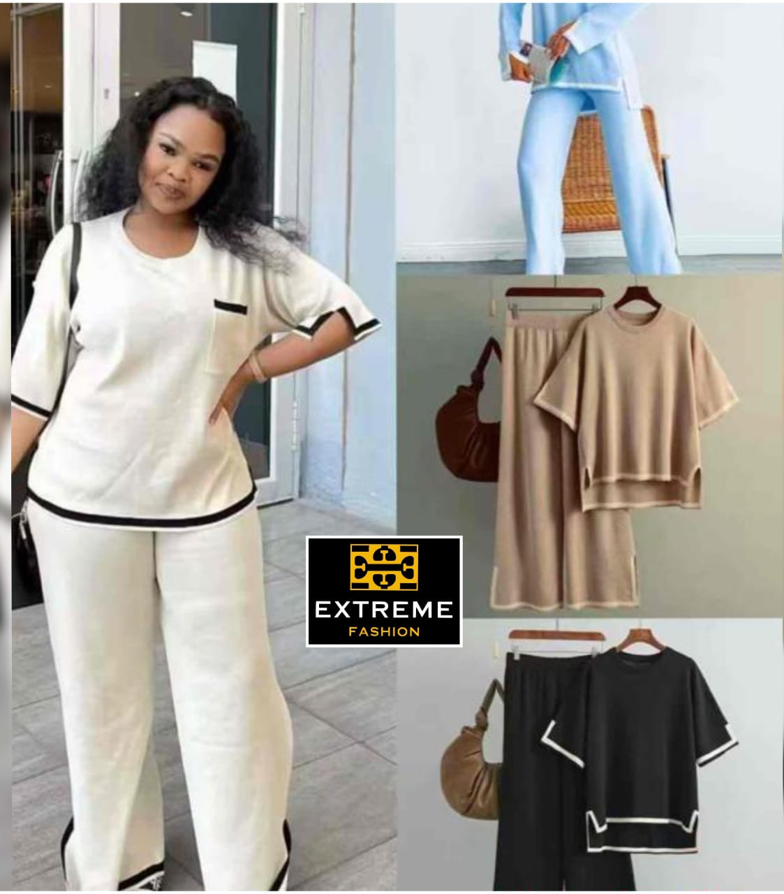 knitted winter 2pc set