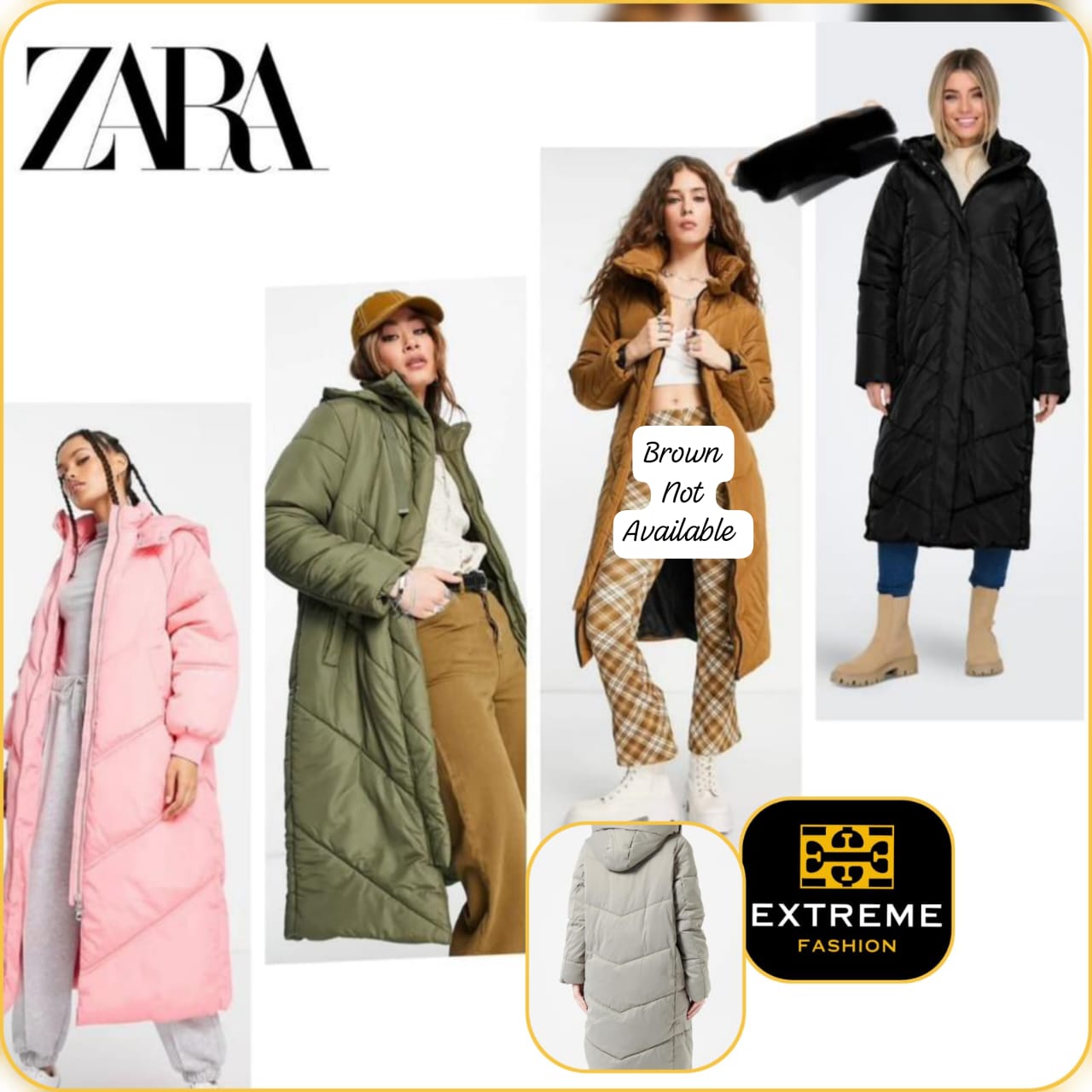 woody zara puffed jacket