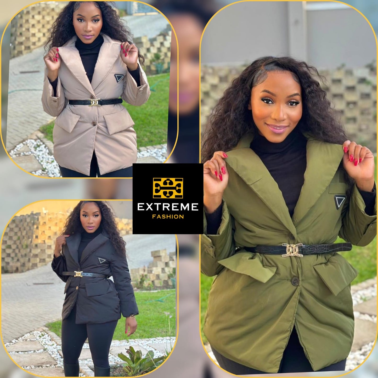 women's short puffed jackets