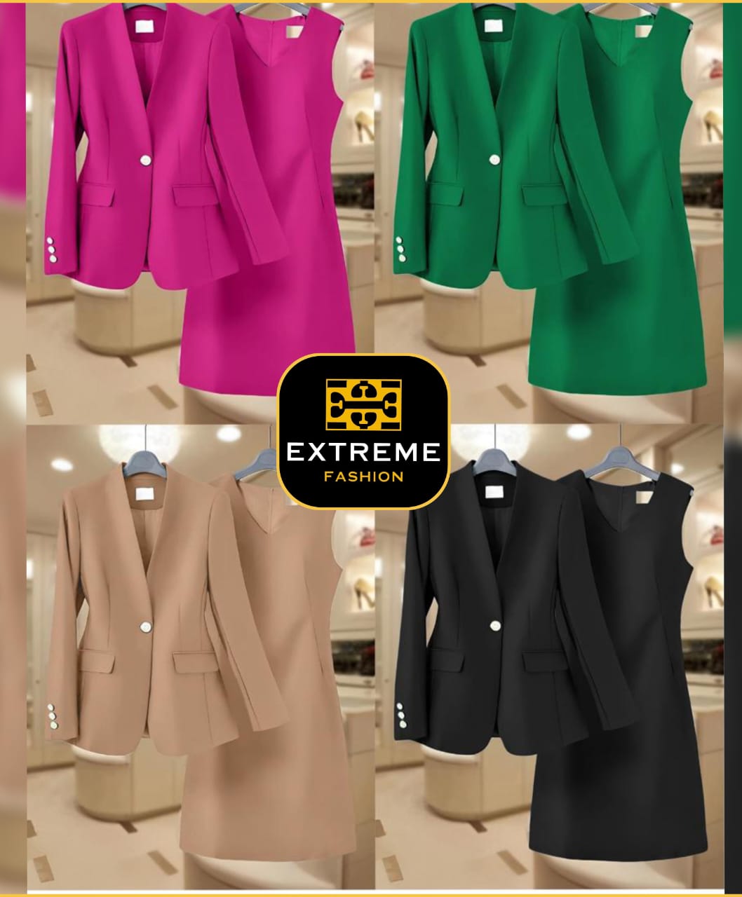 women formal two piece set