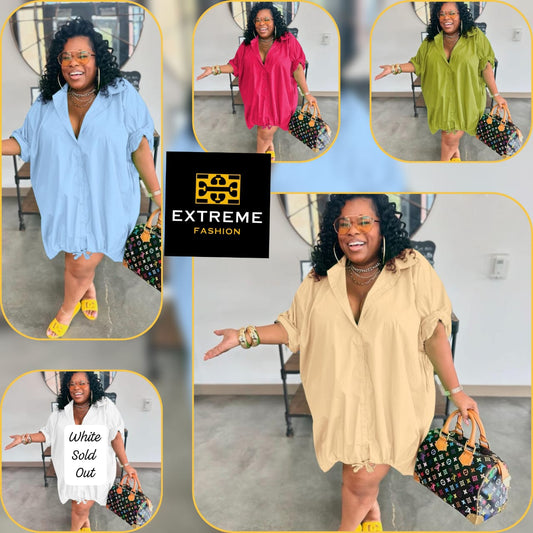 plus size mini shirts