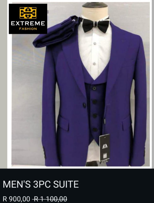 men's 3pc  formal suit