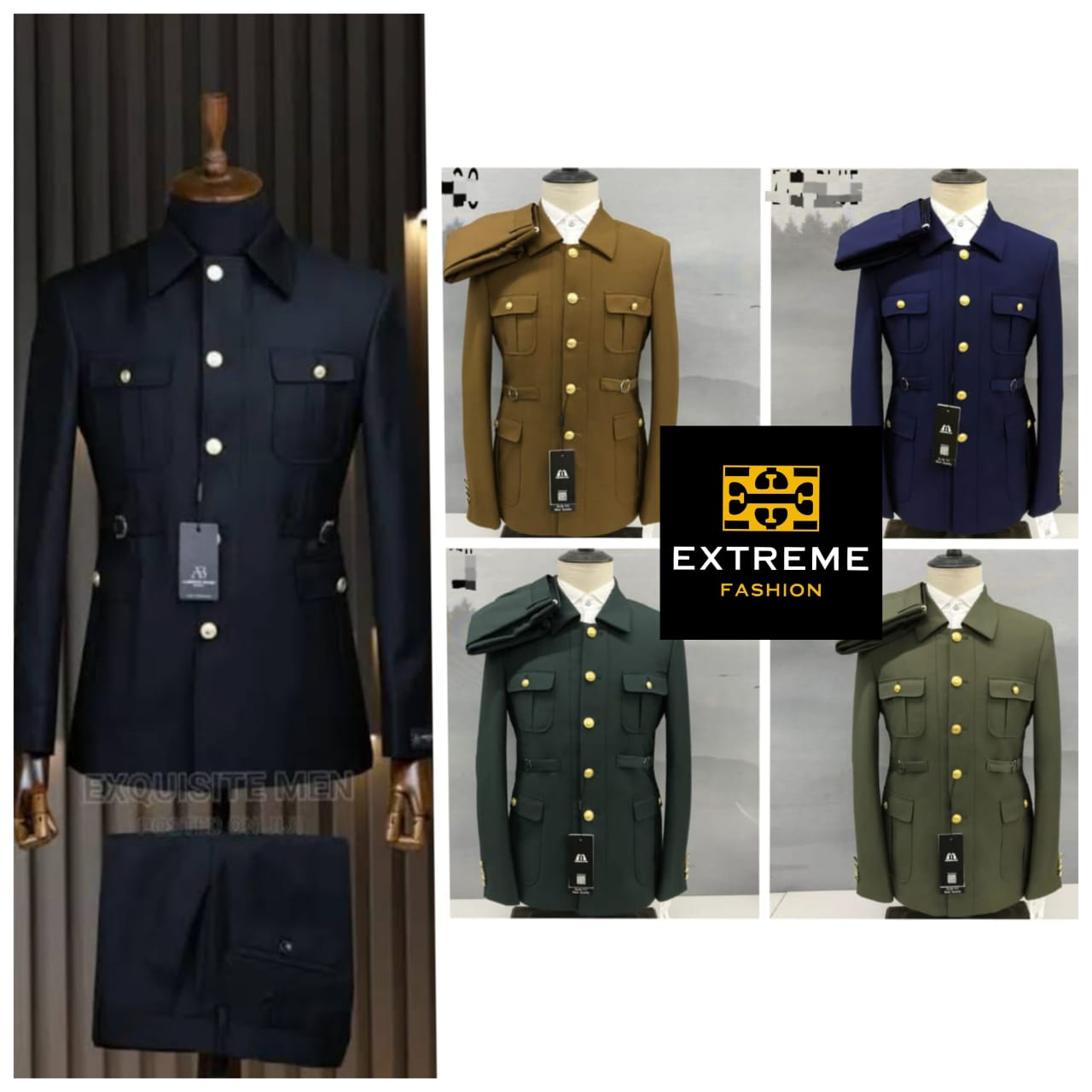 men's safari 2pc set