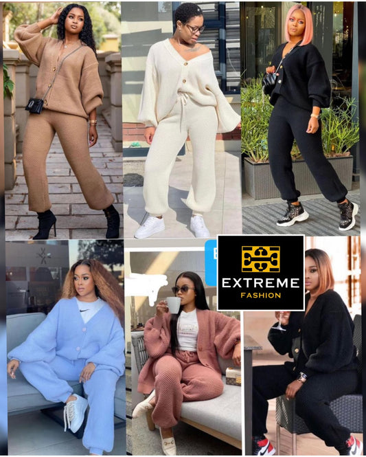 winter knitted 2pc set