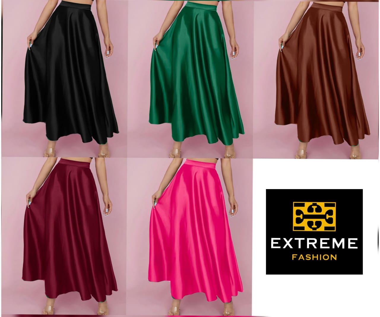 women silk skirts