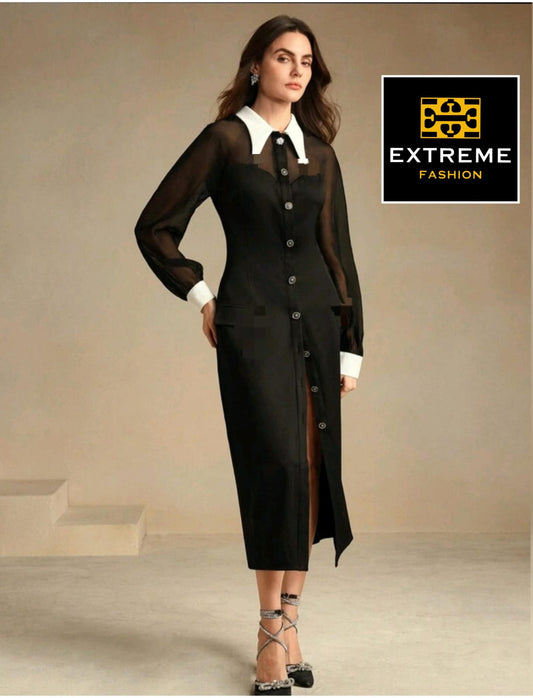 elegent multi kinops dress