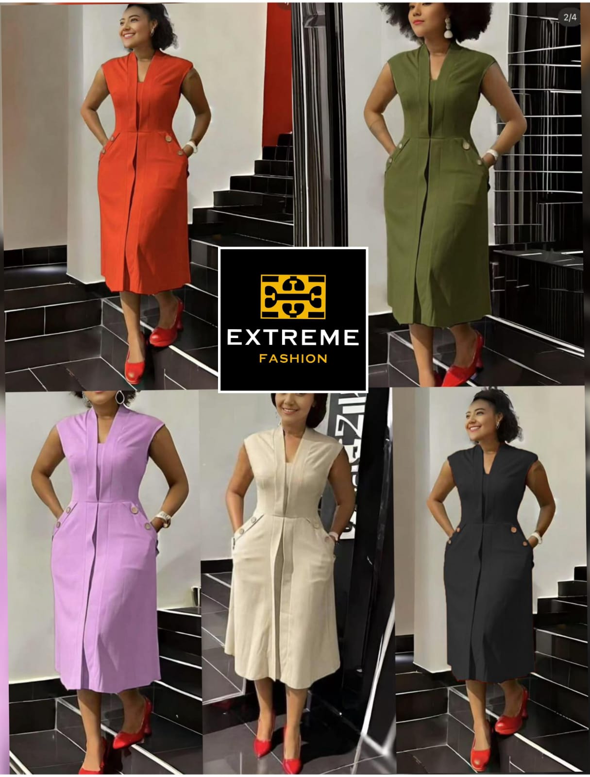 sleeveless patchwork dress