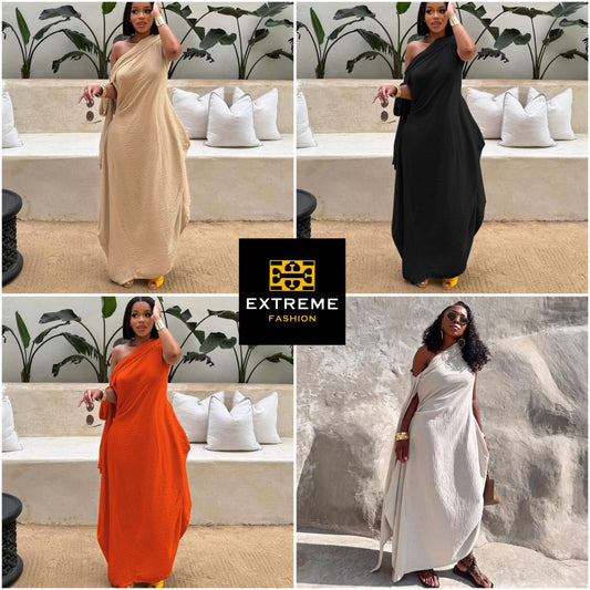 off shoulder elegent dress