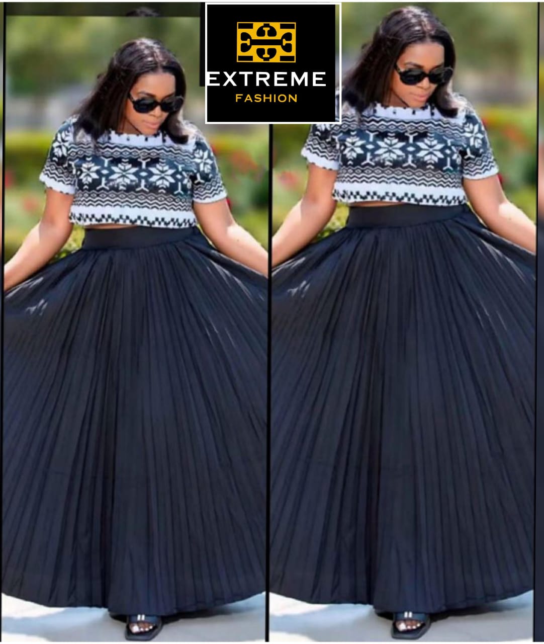 crop elegent 2pc set