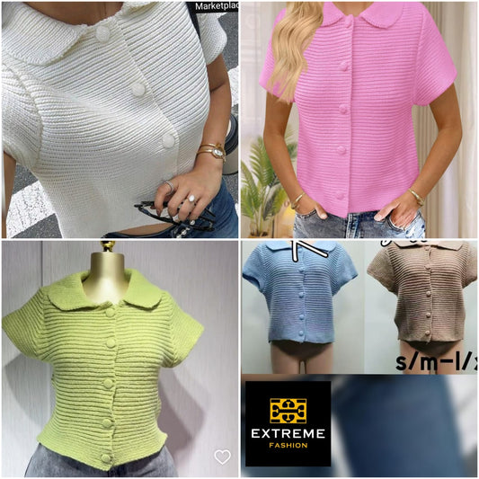 knitted cardgane top