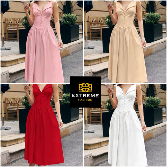 sleeveless elegent dress