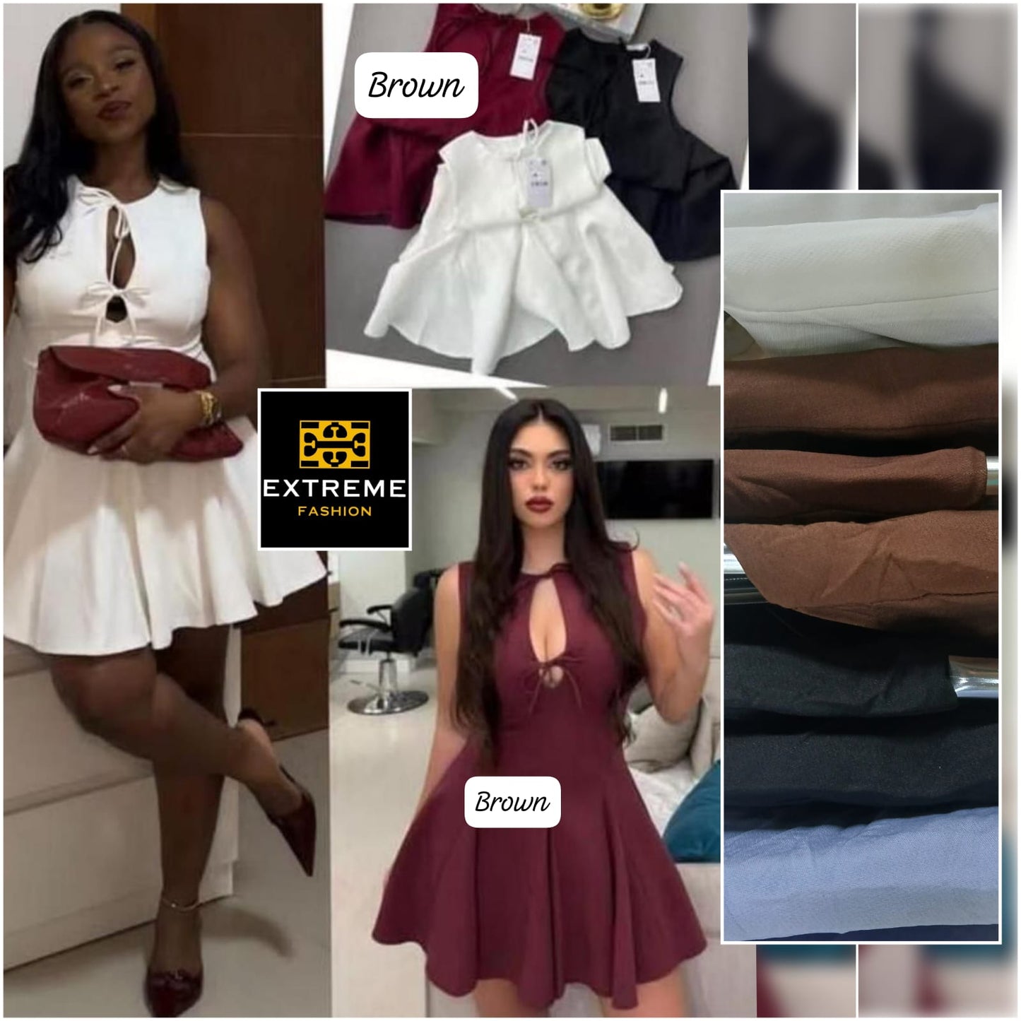 short mini flare dress