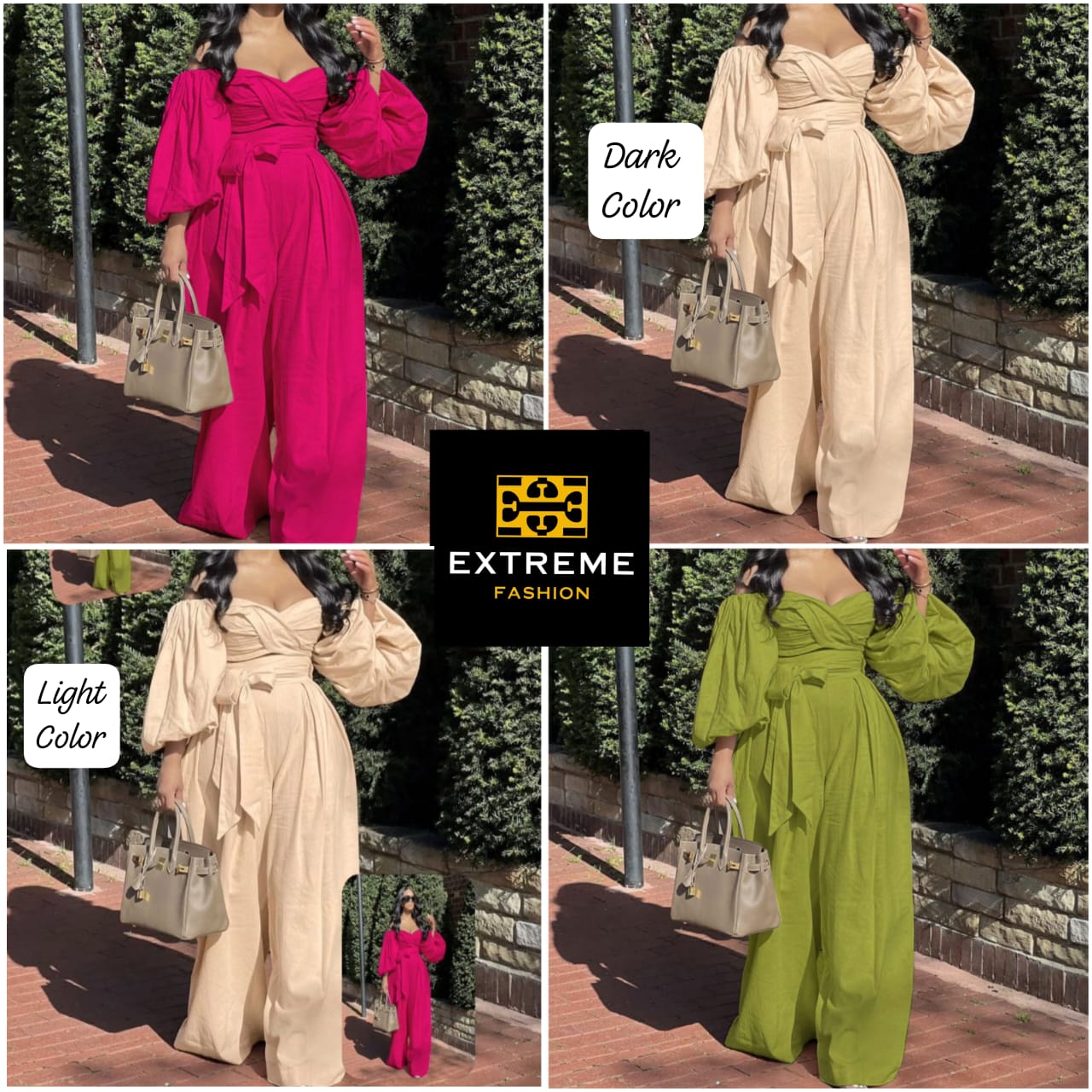 elegent off shoulder 2pc set