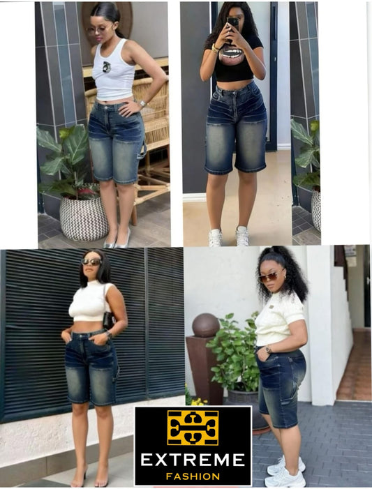 ladies denim shorts