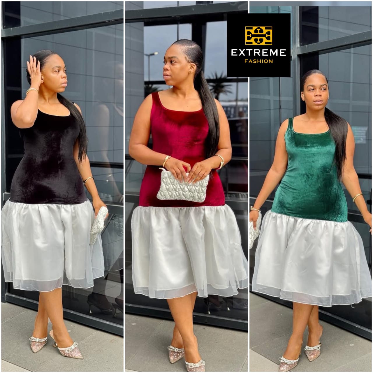 elegent velvet dress